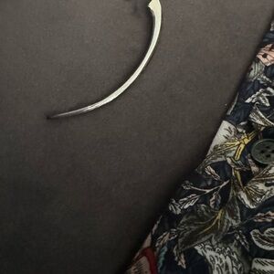 Alexis Bittar Single Gold Asteria Nova Long Curved Spike Earrings